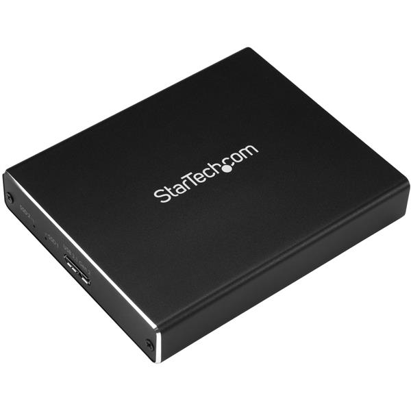 StarTech.com Boîtier USB 3.1 10 Gb/ dual slot pour SSD .2 NGFF SATA avec RAID Neuf