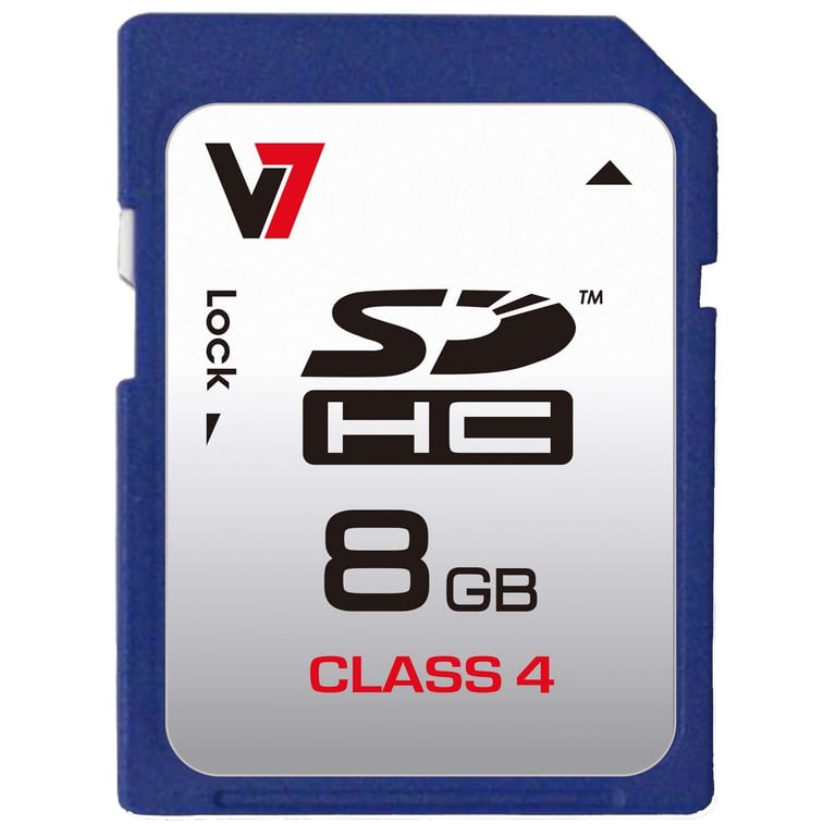 V7 Carte SDHC 8 Go classe 4 Neuf