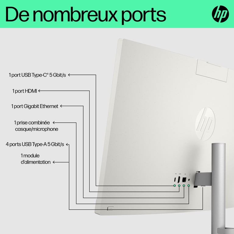 HP 24 cr0054nf 23.8 FHDCeleron N1008GoW11# - vue 3