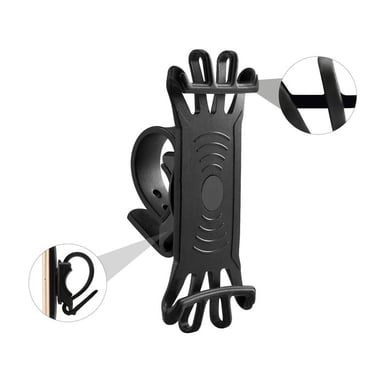 i-Bike CB-1025 soporte Soporte pasivo Teléfono móvil/smartphone Negro
