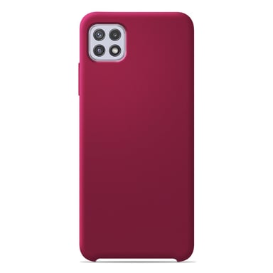 Coque silicone unie Soft Touch Rouge Passion compatible Samsung Galaxy A22 5G