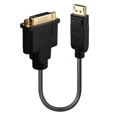 Lindy Adaptateur de base Display Port 1.2 vers DVI-D - Neuf