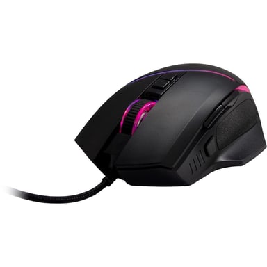 Inter-Tech GT-100 RGB ratón Juego mano derecha USB tipo A Óptico 6400 DPI