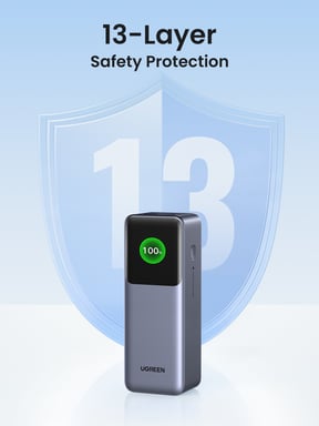 Ugreen 25000mAh 200W Fast Charging Powerbank Gris