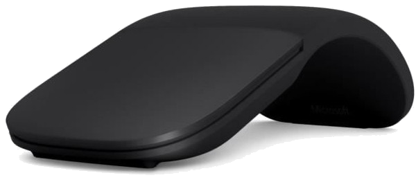 Souris sans fil Bluetooth Microsoft Arc Mouse (Noir)
