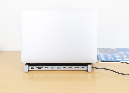 Manhattan 190398 base para portátil y replicador de puertos Alámbrico USB 3.2 Gen 1 (3.1 Gen 1) Type-C Gris