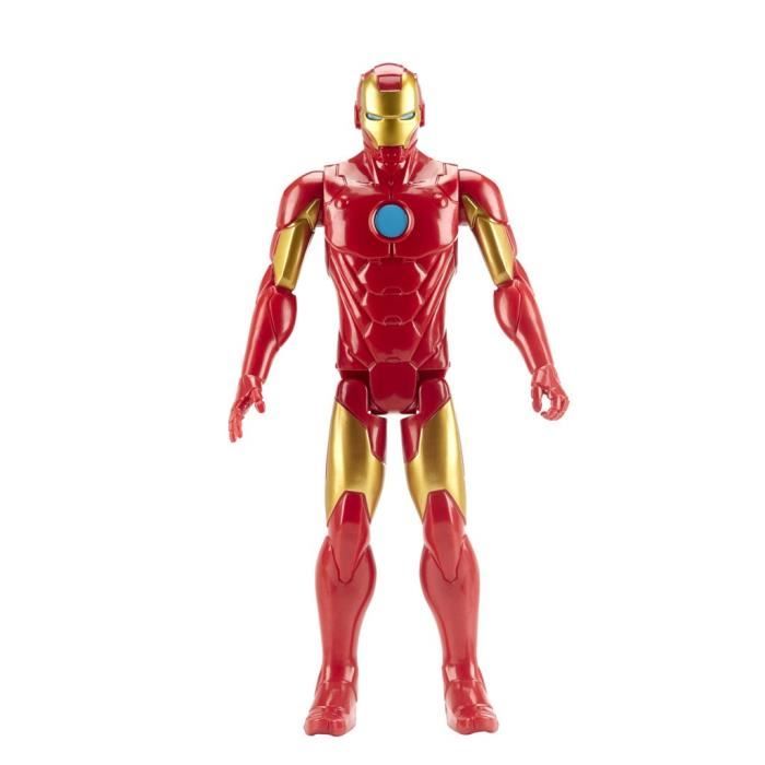 Figurine Iron Man 30 cm, jouet Avengers Titan Hero Series pour enfants a partir de 4 ans, Marvel - Neuf