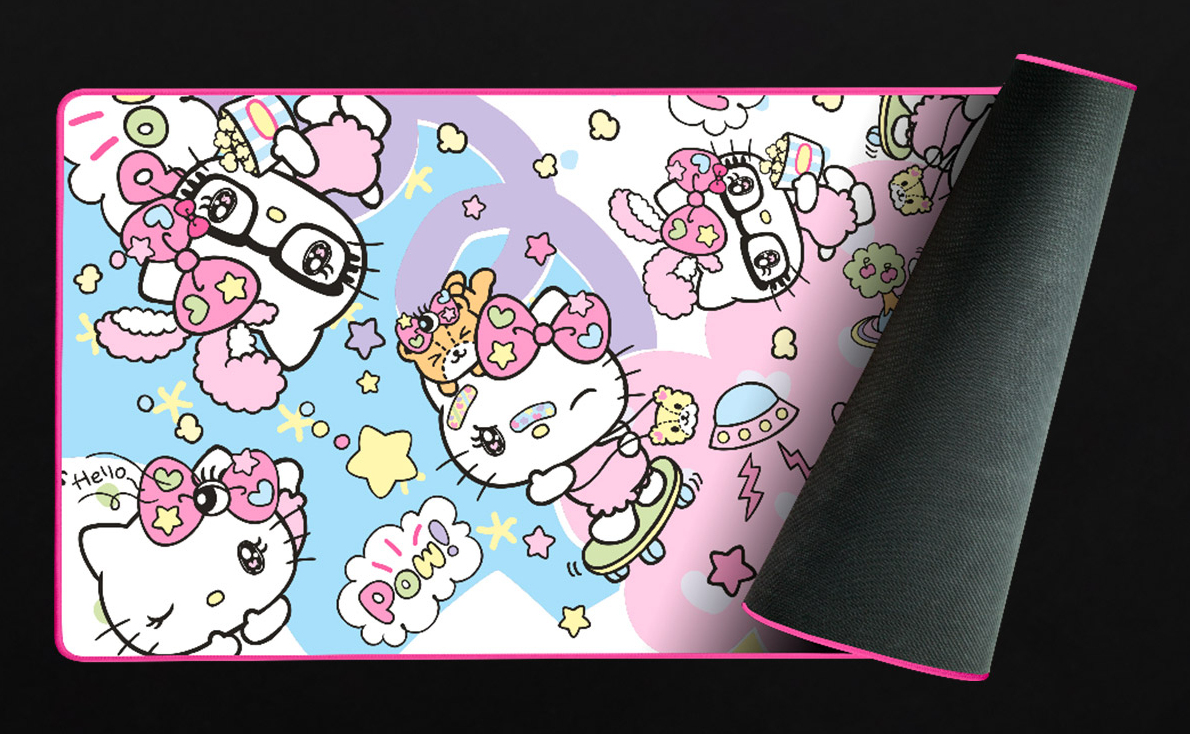 Tapis de Souris Konix Pony – Gaming, Surface Microfibre, Antidérapant - vue 3