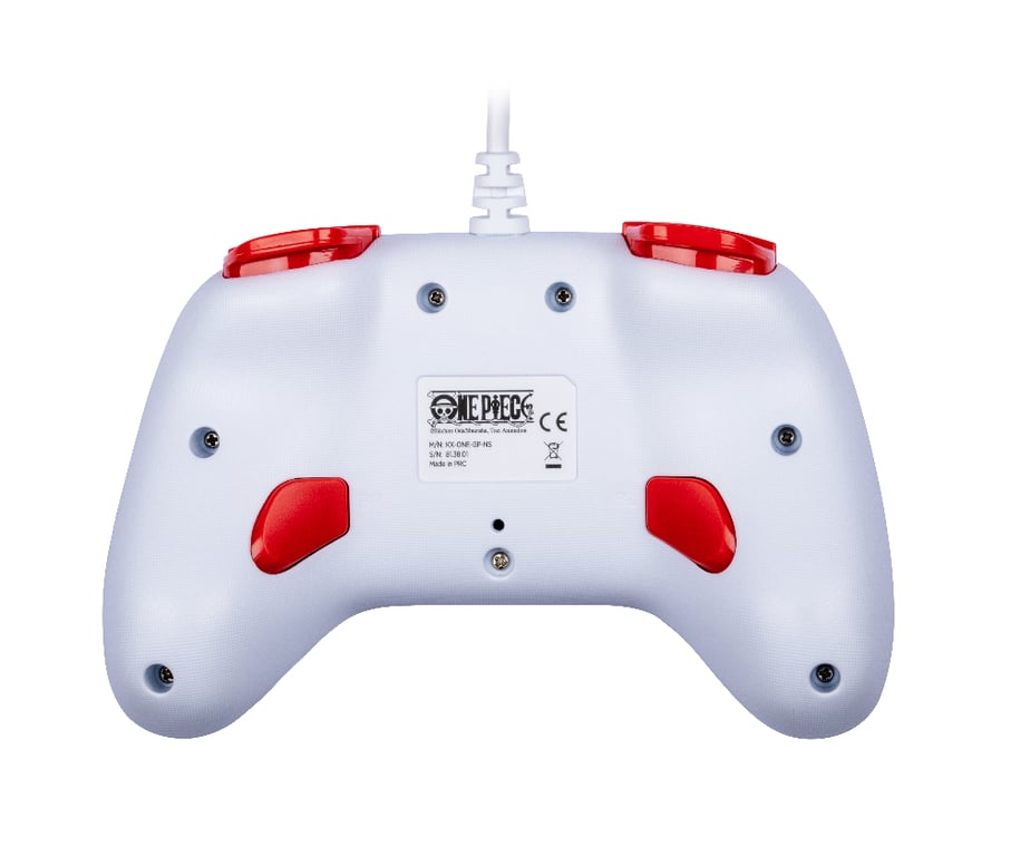 Konix Manette filaire blanche Switch – One Piece - Neuf