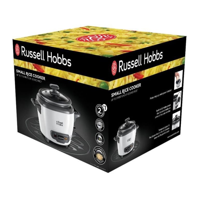 Cuiseur À Riz Russell Hobbs 27020-56 – 0,4 L, 200 W, Panier Vapeur, Maintien Au Chaud - vue 4