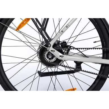 Bicicleta eléctrica urbana, Flow-e, transmisión automática con correa, Motor BAFANG DUAL Speed, Batería 36V 10.5Ah