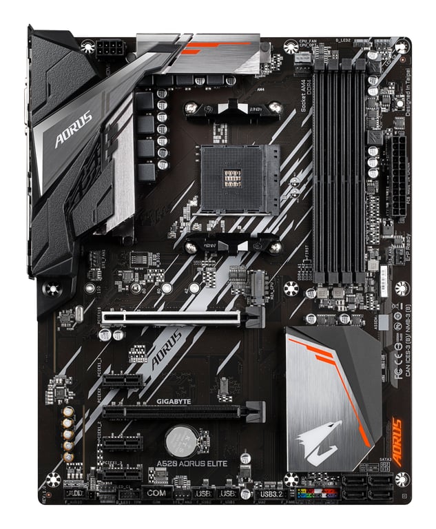 Gigabyte A520 AORUS ELITE - vue 3