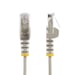 StarTech.com Cavo Ethernet CAT6 Grigio da 5m; Patch UTP con Plug RJ45 Antigroviglio e Rilievi di Trazione, Cavo Lan Slim in Rame Puro 28AWG, Sottoposto a test Fluke