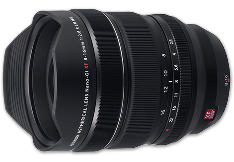 Fujifilm XF8-16 mm F2.8 R LM WR MILC / SLR Objetivo ultra ancho Negro