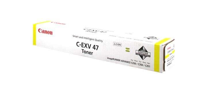 TONER CANON C-EXV47 TONER Y X C250i C350i C351iF C350P C255i C355i C355iFC C355P 21.500PP 8519B002 - Neuf