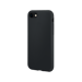Coque antichoc en gel de silicone doux pour Apple iPhone 7/8/SE 2020/SE 2022, Noir satin