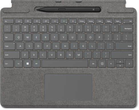 Microsoft 8X8-00173 teclado para tableta Microsoft Cover port Platino