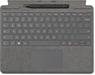 Microsoft 8X8-00173 teclado para tableta Microsoft Cover port Platino