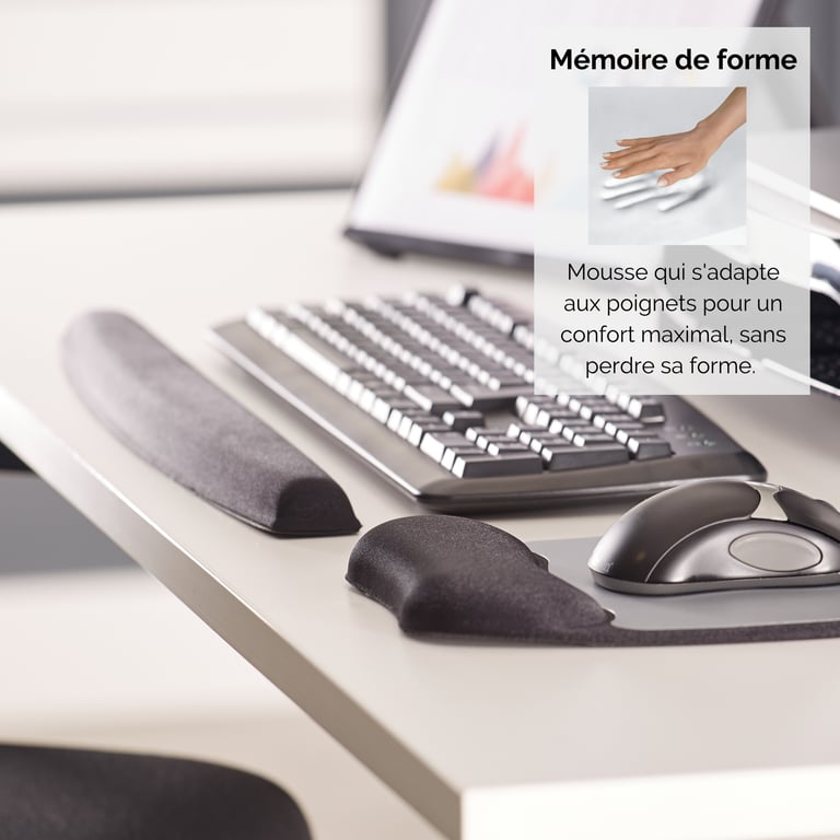 Repose-Poignet Fellowes 9178201 – Gel Polyuréthane, Ergonomique - vue 3