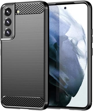 Samsung Galaxy S24 Plus / S24+ 5G coque style carbone noir