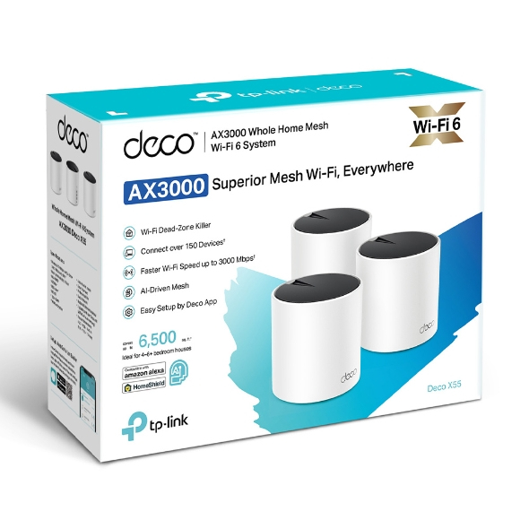 Routeur Wifi Deco X55 2 pack mesh Wifi 6 - vue 4