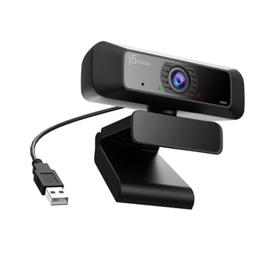 Webcam J5Create USB HD con 360 rotazione USB 2.0 colore nero JVCU100-N