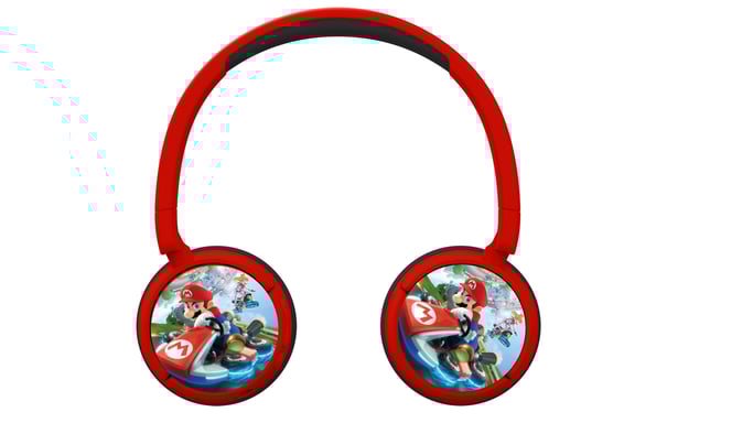 OTL Technologies Super Mario Mario Kart Auricolare con e senza fili Bluetooth Rosso