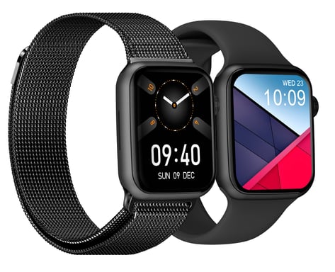 DCU Advance Tecnologic 34157042 smartwatche e orologio sportivo 4,85 cm (1,91'') IPS 44,5 mm Digital 240 x 280 pixel Touchscreen Nero