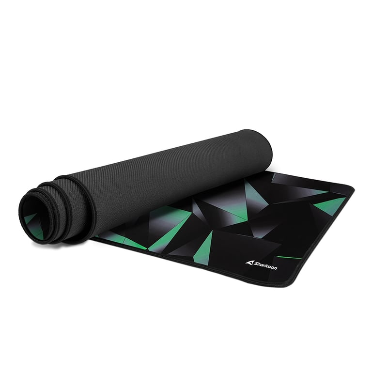 Sharkoon SKILLER SGP30 Tapis de souris de jeu Noir, Vert, Gris - Neuf