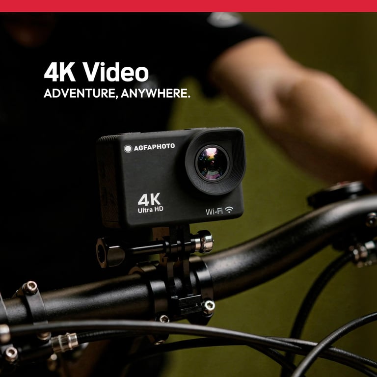 Caméra Sport AgfaPhoto AC9000 – 12 MP, 4K Ultra HD, Wi-Fi, Étanche 30m - vue 5