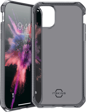 Apple iPhone 11 Spectrum Clear Custodia rinforzata nera Itskins