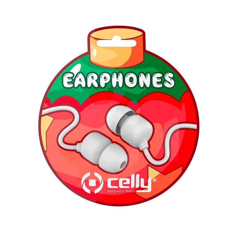 Celly XMASEARBALLWH écouteurcasque Avec fil Ecouteurs AppelsMusique Neuf