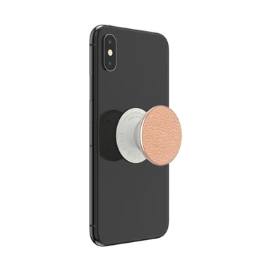 PopSockets Pebbled Vegan Leather Rose Gold Soporte pasivo Teléfono móvil/smartphone Naranja