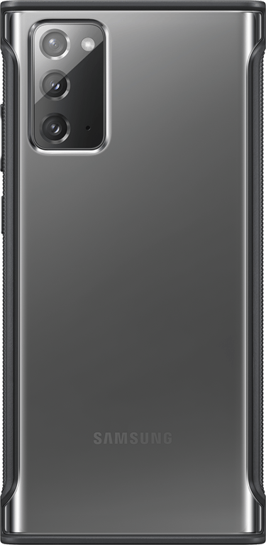 Coque transparente renforcée noir Note20