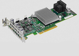 Supermicro Contrôleur de stockage RAID 8 Canal SATA 6Gb/ / SAS 12Gb/ profil bas RAID 0 1 1E PCIe 3.0 pour SuperServer NTF - vue 2