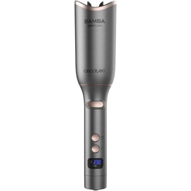 Rizador para el pelo Cecotec Bamba SurfCare 850 Magic Waves Vision/ Gris y Rosa