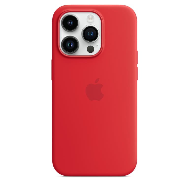 Apple Funda de silicona con MagSafe para el iPhone 14 Pro - (PRODUCT)RED