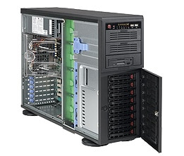 Supermicro CSE-743TQ-903B-SQ carcasa de ordenador Full Tower Negro 903 W