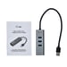 i-tec Metal HUB USB 3.0 3 porte + adattatore Gigabit Ethernet
