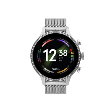 Fossil FTW6083 smartwatche et montre de sport 3,25 cm (1.28'') AMOLED 41 mm Numérique 416 x 416 pixels Écran tactile Argent Wifi