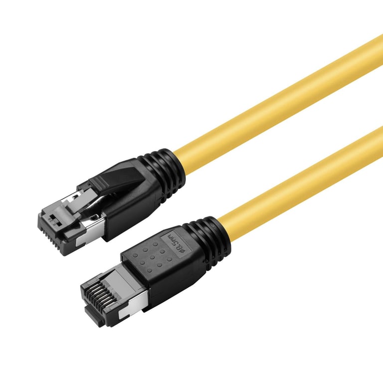 MicroConnect MC-SFTP805Y câble de réseau Jaune 5 m Cat8.1 S/FTP (S-STP)