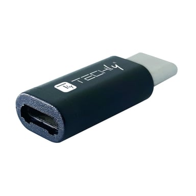 Techly IADAP USBC-MBKT changeur de genre de câble Micro-USB Noir