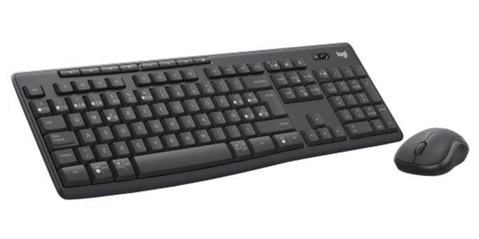 Logitech 920-012071 teclado Ratón incluido Oficina Bluetooth QWERTY Español Grafito