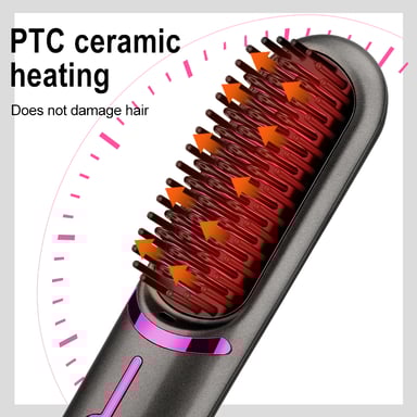 Plancha y rizador sin cable 2 en 1 con revestimiento cerámico
