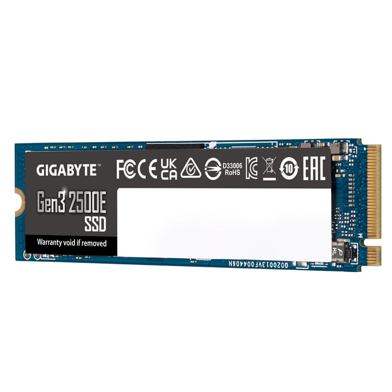 GIGABYTE Gen3 SSD 1TB .2 PCI Express 3.0 NVMe 3D NAND Neuf - vue 2