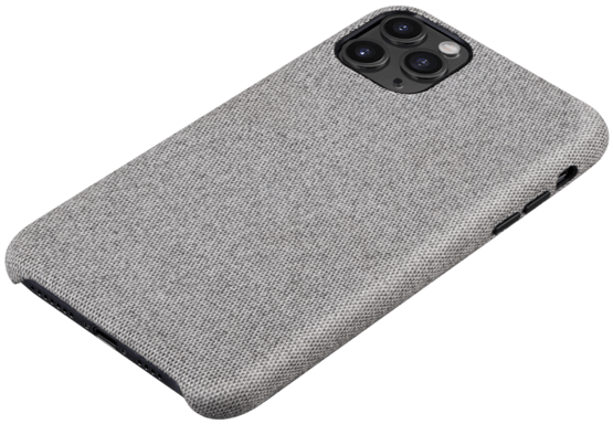 Custodia in tessuto per Apple iPhone 11 Pro Max, grigio sciabola