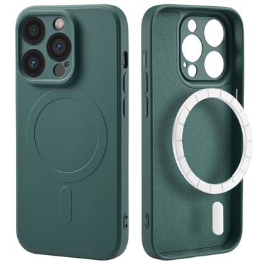 imoshion Coque Couleur avec MagSafe pour Apple iPhone 14 Pro - Vert foncé