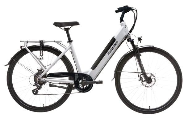 bici città, unisex, elettrica, batteria integrata, 28''