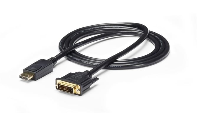 StarTech.com Cable 1,8m Adaptador de Vídeo DisplayPort a DVI - Conversor DP - Hasta 1920x1200 - Pasivo