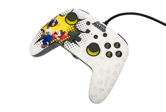 PowerA NSGP0085-01 mando y volante Negro, Azul, Rojo, Blanco, Amarillo USB Gamepad Analógico Nintendo Switch